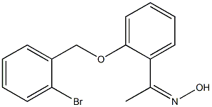  N-(1-{2-[(2-bromophenyl)methoxy]phenyl}ethylidene)hydroxylamine