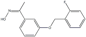  N-(1-{3-[(2-fluorophenyl)methoxy]phenyl}ethylidene)hydroxylamine