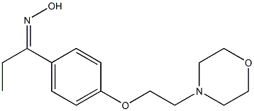 N-(1-{4-[2-(morpholin-4-yl)ethoxy]phenyl}propylidene)hydroxylamine|