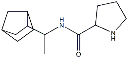 N-(1-{bicyclo[2.2.1]heptan-2-yl}ethyl)pyrrolidine-2-carboxamide Structure