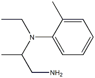 N-(1-aminopropan-2-yl)-N-ethyl-2-methylaniline Struktur