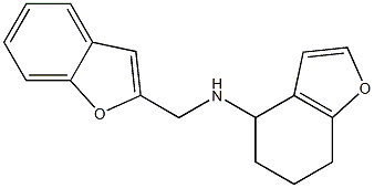 N-(1-benzofuran-2-ylmethyl)-4,5,6,7-tetrahydro-1-benzofuran-4-amine 化学構造式