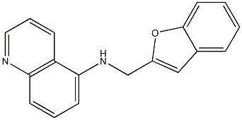 N-(1-benzofuran-2-ylmethyl)quinolin-5-amine Structure