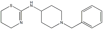 N-(1-benzylpiperidin-4-yl)-5,6-dihydro-4H-1,3-thiazin-2-amine 化学構造式