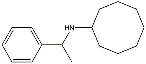 N-(1-phenylethyl)cyclooctanamine Structure