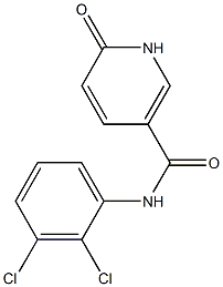 N-(2,3-dichlorophenyl)-6-oxo-1,6-dihydropyridine-3-carboxamide 结构式