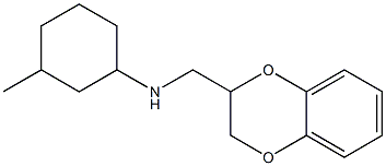  N-(2,3-dihydro-1,4-benzodioxin-2-ylmethyl)-3-methylcyclohexan-1-amine
