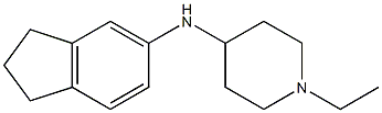 N-(2,3-dihydro-1H-inden-5-yl)-1-ethylpiperidin-4-amine Structure
