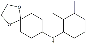 N-(2,3-dimethylcyclohexyl)-1,4-dioxaspiro[4.5]decan-8-amine Struktur