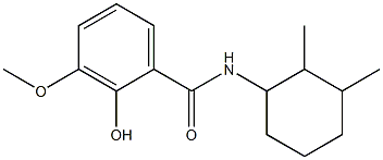 N-(2,3-dimethylcyclohexyl)-2-hydroxy-3-methoxybenzamide Structure