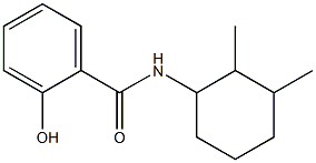 N-(2,3-dimethylcyclohexyl)-2-hydroxybenzamide Struktur