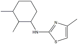 N-(2,3-dimethylcyclohexyl)-4-methyl-1,3-thiazol-2-amine 结构式