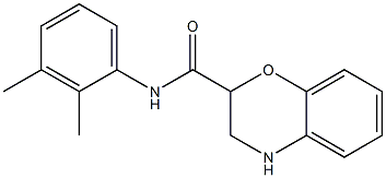 N-(2,3-dimethylphenyl)-3,4-dihydro-2H-1,4-benzoxazine-2-carboxamide Struktur