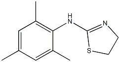 N-(2,4,6-trimethylphenyl)-4,5-dihydro-1,3-thiazol-2-amine Struktur