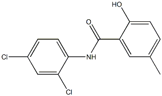 N-(2,4-dichlorophenyl)-2-hydroxy-5-methylbenzamide Structure