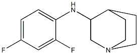 N-(2,4-difluorophenyl)-1-azabicyclo[2.2.2]octan-3-amine Structure