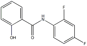 N-(2,4-difluorophenyl)-2-hydroxybenzamide Structure