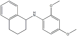 N-(2,4-dimethoxyphenyl)-1,2,3,4-tetrahydronaphthalen-1-amine,,结构式