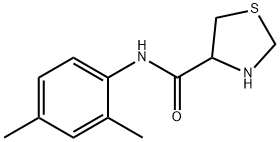 N-(2,4-dimethylphenyl)-1,3-thiazolidine-4-carboxamide,1104793-76-1,结构式