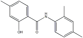 N-(2,4-dimethylphenyl)-2-hydroxy-4-methylbenzamide Struktur
