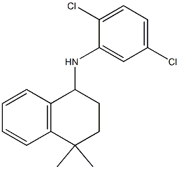 N-(2,5-dichlorophenyl)-4,4-dimethyl-1,2,3,4-tetrahydronaphthalen-1-amine Structure