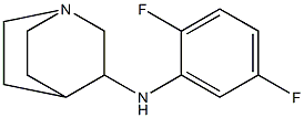 N-(2,5-difluorophenyl)-1-azabicyclo[2.2.2]octan-3-amine Structure