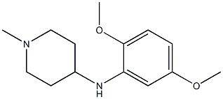 N-(2,5-dimethoxyphenyl)-1-methylpiperidin-4-amine Structure