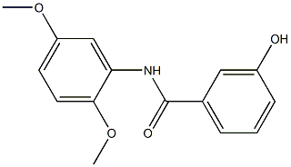 N-(2,5-dimethoxyphenyl)-3-hydroxybenzamide Structure