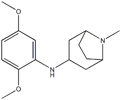 N-(2,5-dimethoxyphenyl)-8-methyl-8-azabicyclo[3.2.1]octan-3-amine Struktur