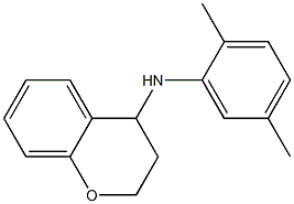 N-(2,5-dimethylphenyl)-3,4-dihydro-2H-1-benzopyran-4-amine Struktur