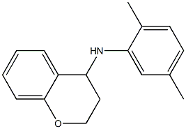 N-(2,5-dimethylphenyl)-3,4-dihydro-2H-1-benzopyran-4-amine Structure