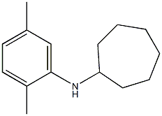 N-(2,5-dimethylphenyl)cycloheptanamine Structure