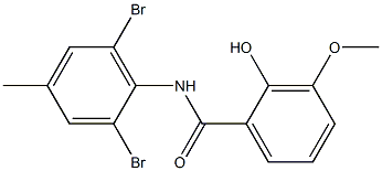 N-(2,6-dibromo-4-methylphenyl)-2-hydroxy-3-methoxybenzamide