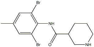  N-(2,6-dibromo-4-methylphenyl)piperidine-3-carboxamide