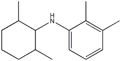 N-(2,6-dimethylcyclohexyl)-2,3-dimethylaniline 化学構造式