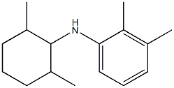 N-(2,6-dimethylcyclohexyl)-2,3-dimethylaniline Struktur