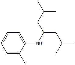 N-(2,6-dimethylheptan-4-yl)-2-methylaniline Structure