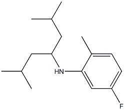 N-(2,6-dimethylheptan-4-yl)-5-fluoro-2-methylaniline Structure