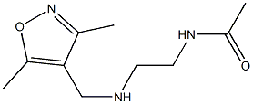 N-(2-{[(3,5-dimethyl-1,2-oxazol-4-yl)methyl]amino}ethyl)acetamide|