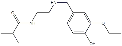 N-(2-{[(3-ethoxy-4-hydroxyphenyl)methyl]amino}ethyl)-2-methylpropanamide