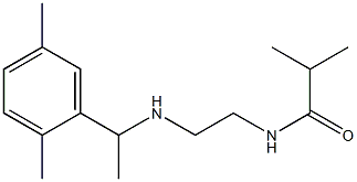 N-(2-{[1-(2,5-dimethylphenyl)ethyl]amino}ethyl)-2-methylpropanamide