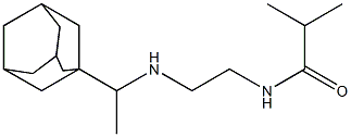 N-(2-{[1-(adamantan-1-yl)ethyl]amino}ethyl)-2-methylpropanamide 化学構造式