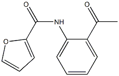 N-(2-acetylphenyl)-2-furamide Structure