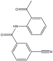 N-(2-acetylphenyl)-3-cyanobenzamide|