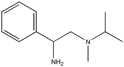 N-(2-amino-2-phenylethyl)-N-isopropyl-N-methylamine 化学構造式