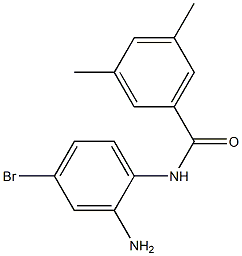 N-(2-amino-4-bromophenyl)-3,5-dimethylbenzamide Struktur