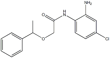 N-(2-amino-4-chlorophenyl)-2-(1-phenylethoxy)acetamide Structure