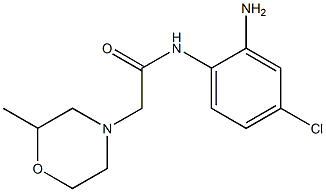 N-(2-amino-4-chlorophenyl)-2-(2-methylmorpholin-4-yl)acetamide Structure