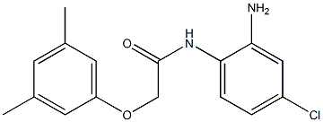 N-(2-amino-4-chlorophenyl)-2-(3,5-dimethylphenoxy)acetamide Struktur