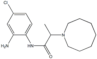 N-(2-amino-4-chlorophenyl)-2-(azocan-1-yl)propanamide Structure